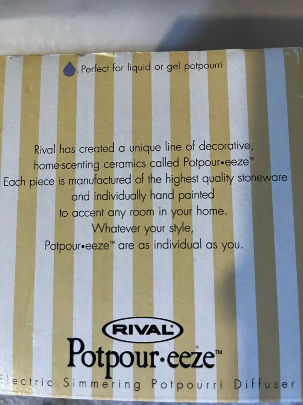 Rival Potpour eeze™ Electric Simmering Potpourri Diffuser Liquid Gel 1999